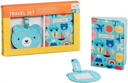 Okmánytartó és névcímke mackó alakban PETIT COLLAGE