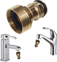 Sárgaréz G3/4 csapadapter kerti tömlőhöz