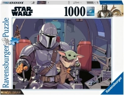 Ravensburger puzzle STAR WARS: THE MANDALORIAN 1000 darabos