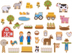 Bigjigs Toys fa mágnesek - Farm