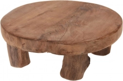 Fából készült tálalódeszka lábakkal, 20 cm