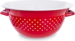 Pöttyös zománcozott konyhai tál Tečka, 26 cm, 2,5 l