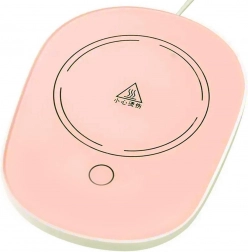 Elektromos bögrmelengető rózsaszín