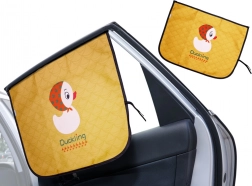 Mágneses autóoldal-ablak napellenző kacsás mintával