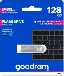 USB Flash Meghajtó UNO3 128GB USB 3.2 Gen1 ezüst