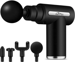 Masszázspisztoly 4 fejjel