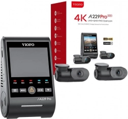 Viofo A229 Pro 3CH 4K WiFi GPS autós kamera