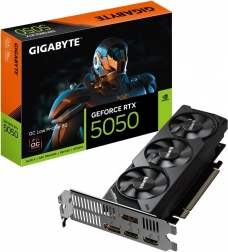 GeForce RTX 5050 alacsony profilú OC 8GB GDDR6 grafikus kártya