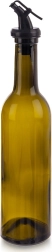 380 ml-es üveg olaj- és ecetes palack adagolóval