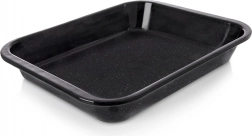 Zománcozott mély tepsi 31 × 25 × 4,5 cm