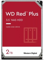WD Red Plus 2TB 3,5 CMR merevlemez 64MB/percenként 5400 fordulat