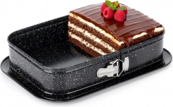 Gránit bevonatú, szétnyitható sütőforma 35 × 24 × 6,5 cm