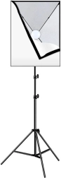 Puluz Softbox Stúdiós Készlet 50x70 cm Állvánnyal és LED Izzóval