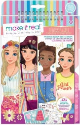 Divattervező portfólió – retro divatszett gyerekeknek