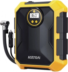 ASTROAI 12V légkompresszor, 100 PSI, sárga