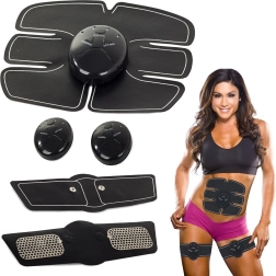 EMS elektrostimulátor 3 az 1-ben hasra, karokra és combokra