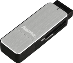 USB 3.0 SD/microSD kártyaolvasó – ezüst