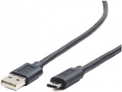 USB kábel 2.0 USB‑A → USB‑C, 1 m, fekete