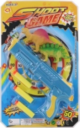 Habgolyós játékpisztoly dinoszauruszokkal