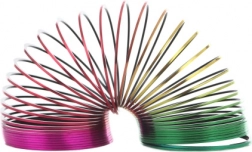 Szivárványos rugó fémes színekben