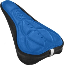Kényelmes zselés nyeregvédő biciklire kék