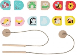 Cubika Hol lakunk – fa fűzős készlet gyerekeknek