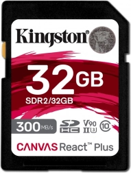 Kingston SD Canvas React Plus UHS-II 32GB memóriakártya