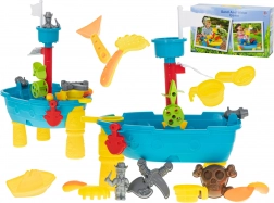 Kalózhajós Játékasztal Homokozóval