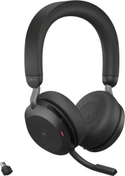 Jabra Evolve2 75 Vezeték nélküli fejhallgató töltőállvánnyal