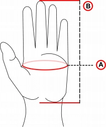 Téli érintőképernyős sportkesztyű – bélelt és vízálló, L méret