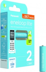 ENELOOP Lite AAA újratölthető akkumulátor 550 mAh, 2 db