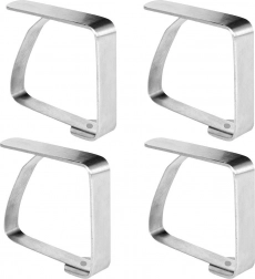 Rozsdamentes abroszcsipesz 4 db