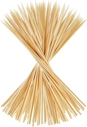 Fa nyársak saslikhoz, 30 cm, 100 db