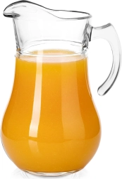 Üvegedény fedővel, 2,4 l