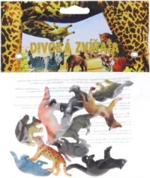 Erdőlakó állatok – 10 darab műanyag figura készlet