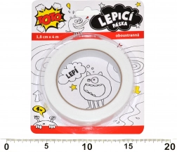 Kétoldalas ragasztószalag 18mm x 4m