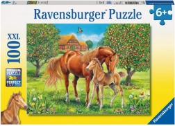 Puzzle Lovak a legelőn XXL