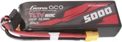 Gens ace G-Tech 5000mAh 11,1V 60C 3S1P rövid méretű LiPo XT60 csatlakozóval