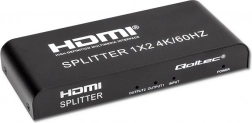 Aktív HDMI splitter 1x2 4K/60 Hz QOLTEC