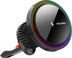 Rocoren autós vezeték nélküli töltő 15W (fekete)