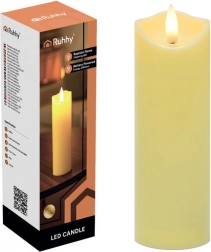 LED gyertya 17 × 5 cm, pislákoló lánggal RUHHY