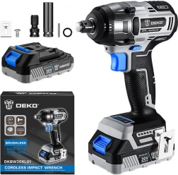 Vezeték nélküli ütvecsavarozó Deko Tools 20V akkumulátorral