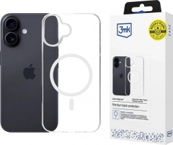 Átlátszó Armor MagCase mágneses tok iPhone 16 Plus-hoz MagSafe-fel