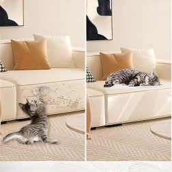 Átlátszó karcálló védőfólia bútorokra és ajtókra 45 × 15 cm, 5 db