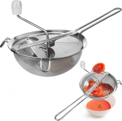 Acél gyümölcs- és zöldségpasszírozó