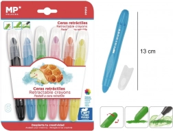 Csavarós zsírkréták – 6 szín