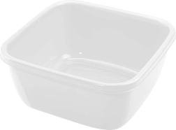 Heidrun műanyag, négyzet alakú mosóteknő, 15 l, vegyes színek