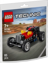 Lego Technic hot rod – autómodell mozgó dugattyúkkal