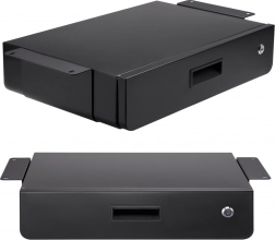 MACLEAN MC-461 zárható, asztallap alatti fiók, rendező, 5 kg, fekete