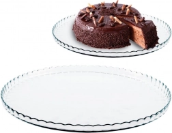 Üveg tortatál 32 cm